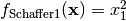 f_{\text{Schaffer}1}(\mathbf{x}) = x_1^2