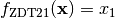 f_{\text{ZDT2}1}(\mathbf{x}) = x_1