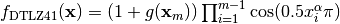 f_{\text{DTLZ4}1}(\mathbf{x}) = (1 + g(\mathbf{x}_m)) \prod_{i=1}^{m-1} \cos(0.5x_i^\alpha\pi)