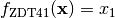 f_{\text{ZDT4}1}(\mathbf{x}) = x_1